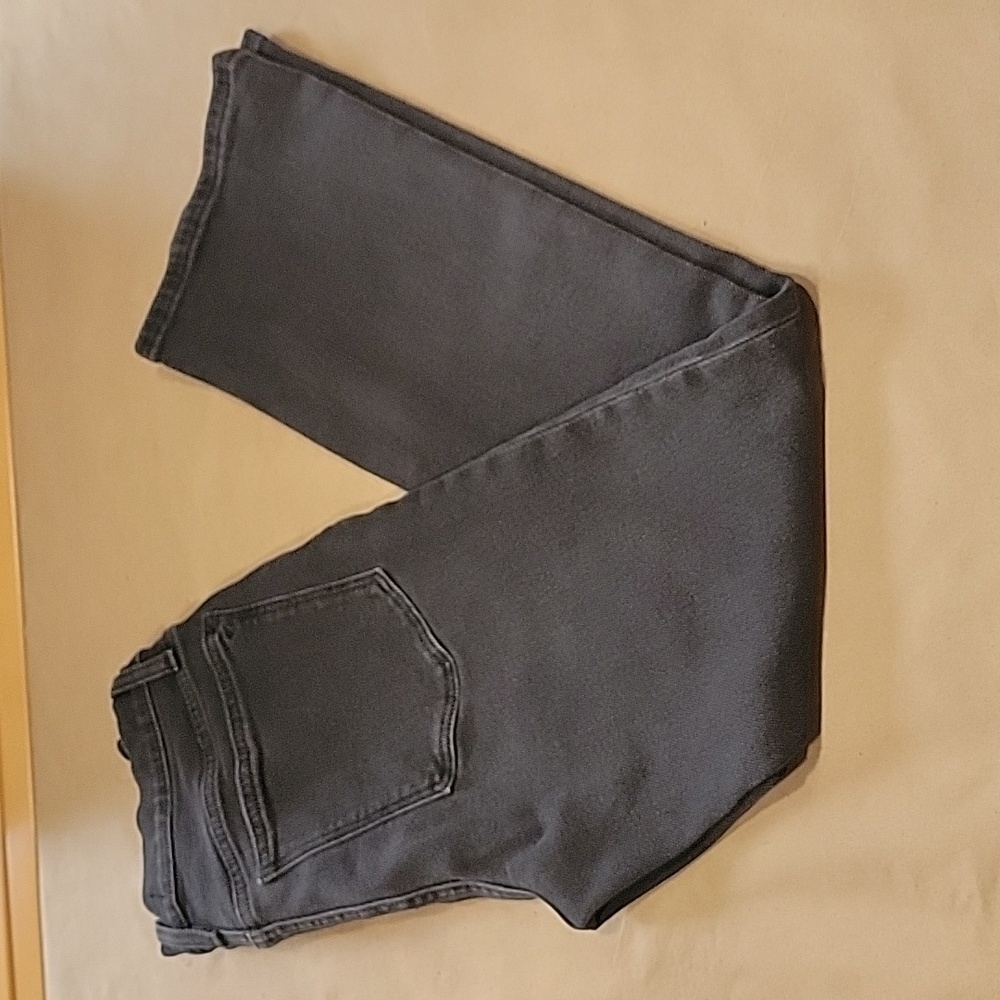 Madewell Size 27 Mid-Rise Kick Out Jeans, Washed Black, Gently Used Condition